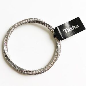 Tasha Bracelet Bangle Rhinestone Embellished Sparkle NWT
